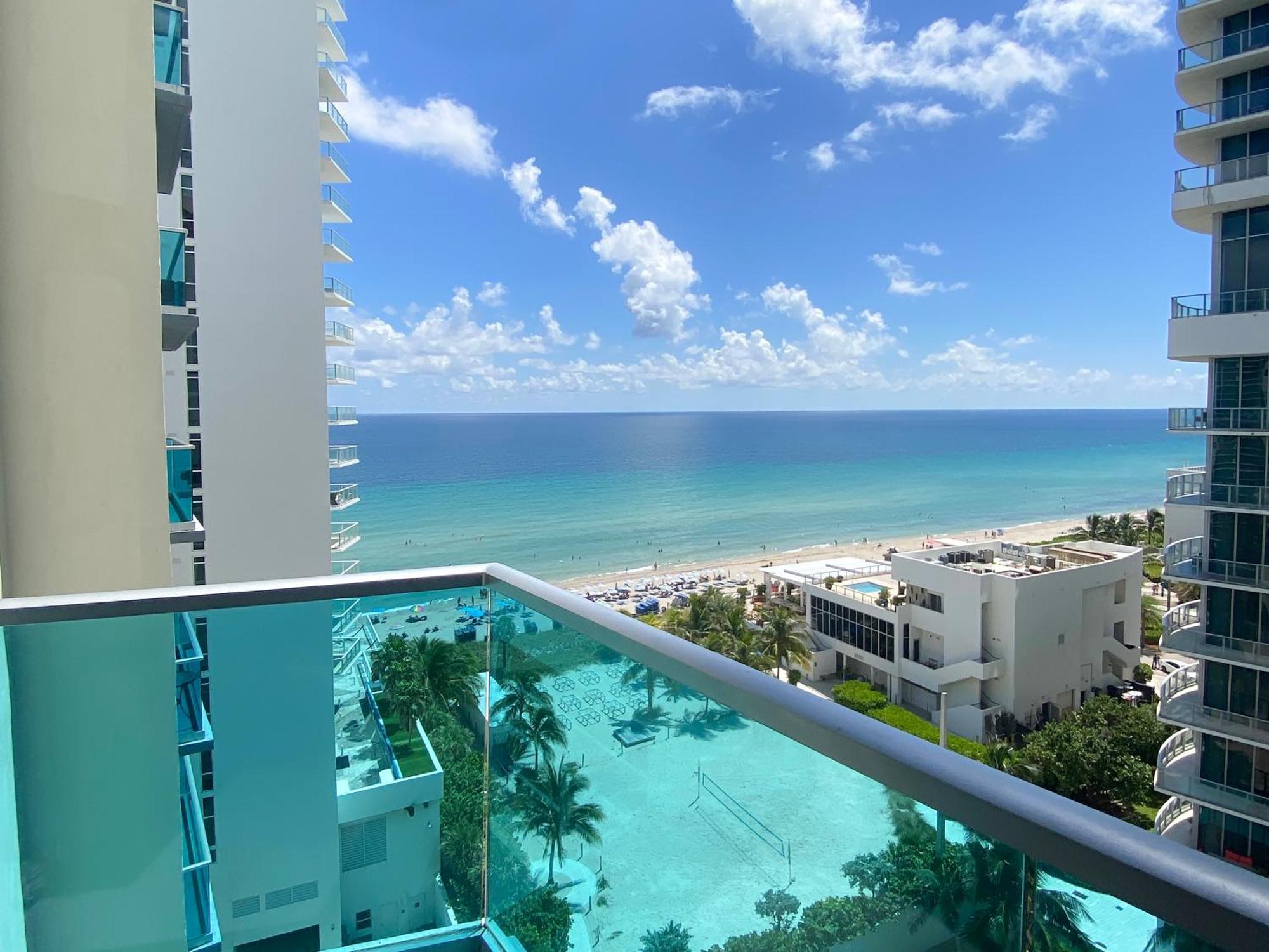 شقة Departamento Frente Al Mar Con Salida Directa A Playa. هوليوود المظهر الخارجي الصورة